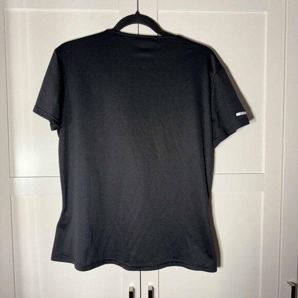 Adidas Women's Running Climalite Short Sleeve T Shirt Black LARGE - Picture 7 of 7